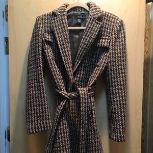 BODY BY VICTORIA Knee-Length Wool Trench Coat